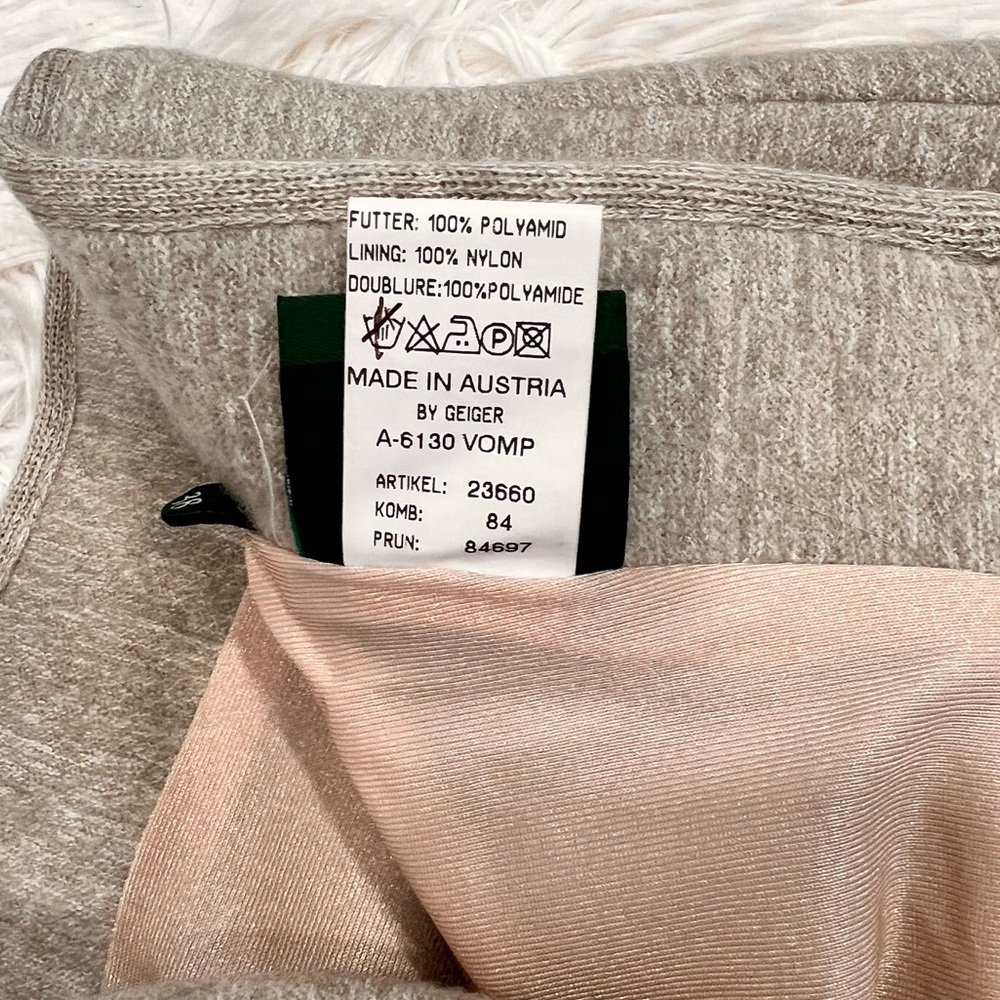 Geiger‎ collection women wool skirt size 38 - Picture 12 of 13